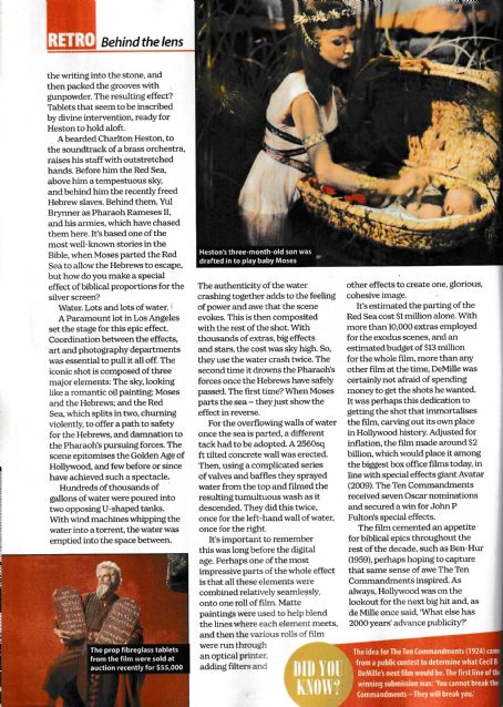 The Ten Commandments - Yours Retro Magazine Pictorial [United Kingdom] (October 2024)