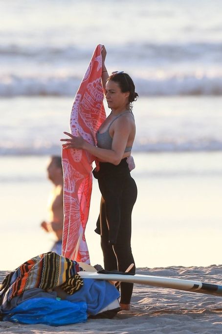 Michelle Rodriguez – In a bikini surfing in Malibu | Michelle Rodriguez ...