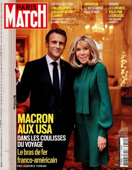 Emmanuel Macron - Paris Match Magazine Cover [France] (8 December 2022)