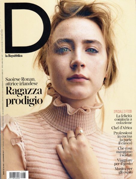 Saoirse Ronan - D La Repubblica Magazine Cover [Italy] (9 December 2017)