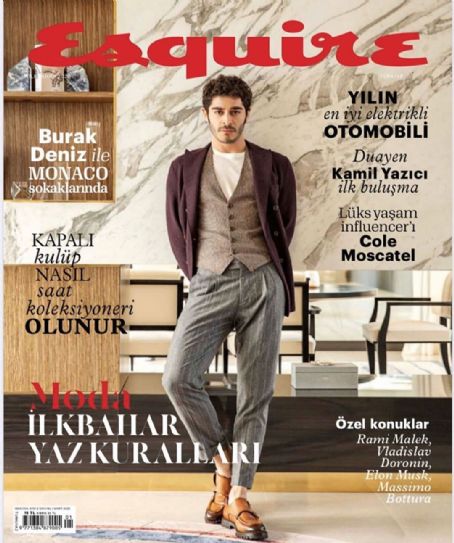 Burak Deniz - Esquire Magazine Cover [Turkey] (April 2020)