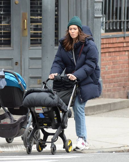 Mandy Moore – Is seen on a family stroll in New York