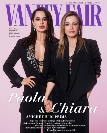 Paola & Chiara - Vanity Fair Magazine Cover [Italy] (8 February 2023)