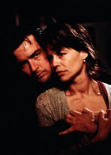 Charlie Sheen and Linda Hamilton