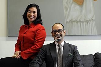 Claire Wong and Huzir Sulaiman