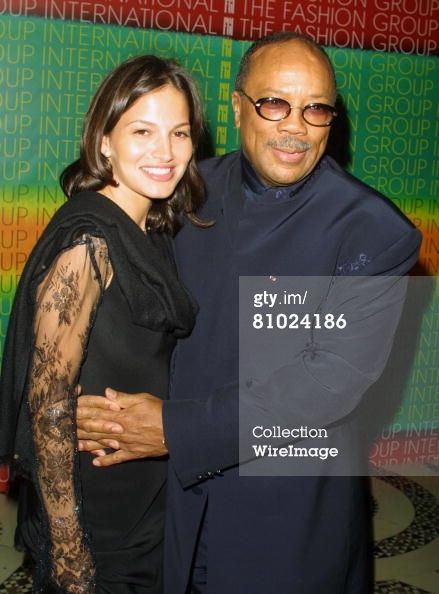 Quincy Jones and Lisette Derouax