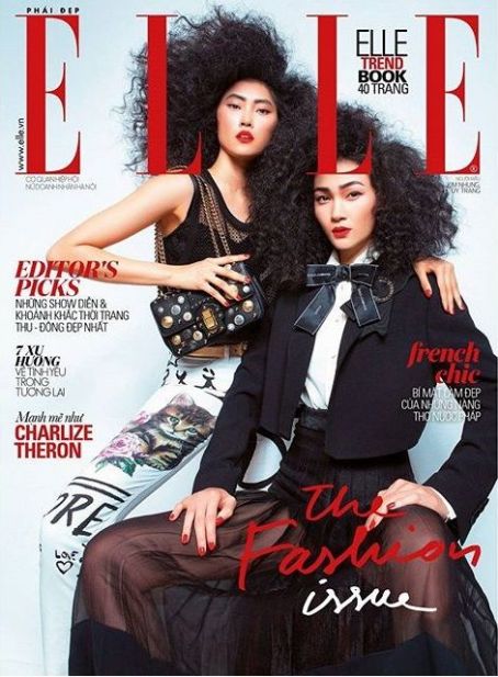 Kim Nhu Thuy Trang Nguyen Elle Magazine September 17 Cover Photo Vietnam