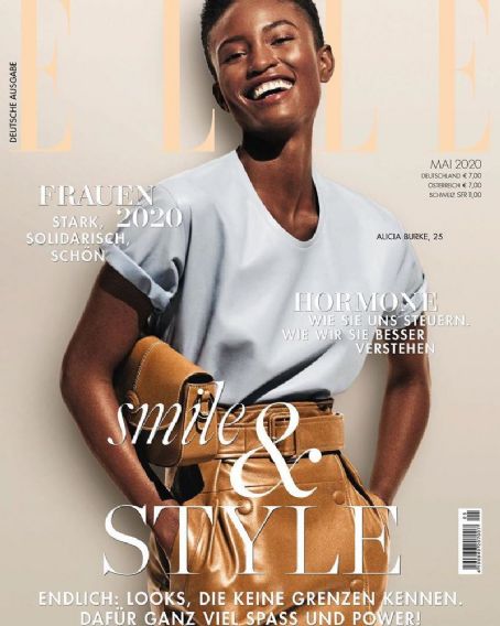 Elle Magazine August 2020 Cover Photo - Germany