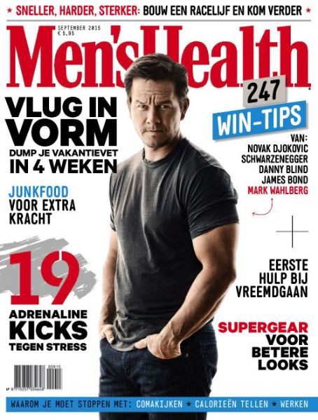 Mark Wahlberg, Men's Health Magazine September 2015 Cover Photo ...