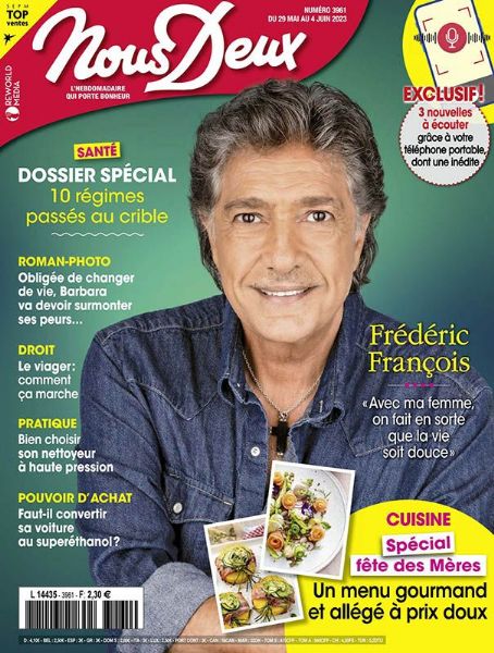 Frédéric François - Nous Deux Magazine Cover [France] (29 May 2023)