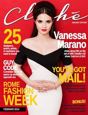 Ksenia Solo, Vanessa Marano, Cliché Magazine March 2014 Cover Photo