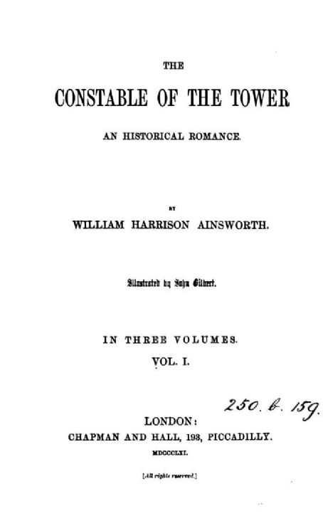 The Constable of the Tower