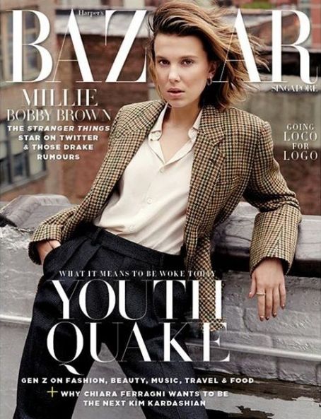 Millie Bobby Brown, Harper's Bazaar Magazine June 2019 Cover Photo ...