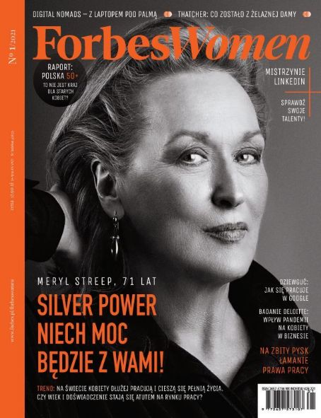 Meryl Streep, Forbes Magazine March 2021 Cover Photo - Poland