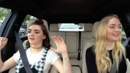 Maisie Williams and Sophie Turner in Carpool Karaoke