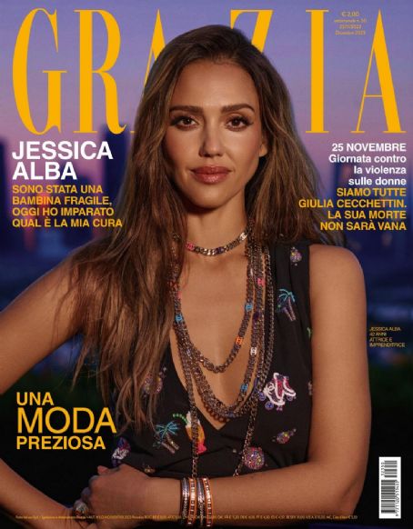 Jessica Alba, Grazia Magazine 23 November 2023 Cover Photo - Italy