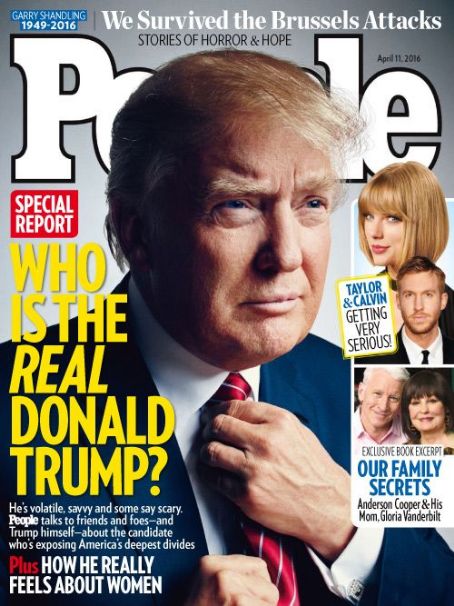 Donald Trump - People Magazine Cover [United States] (11 April 2016)