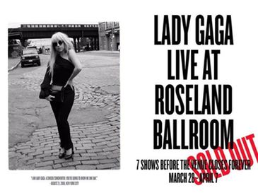 Lady Gaga Live at Roseland Ballroom