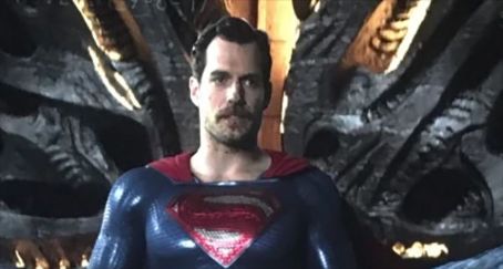 Here’s Henry Cavill’s Superman with his Mission: Impossible moustache in Justice League