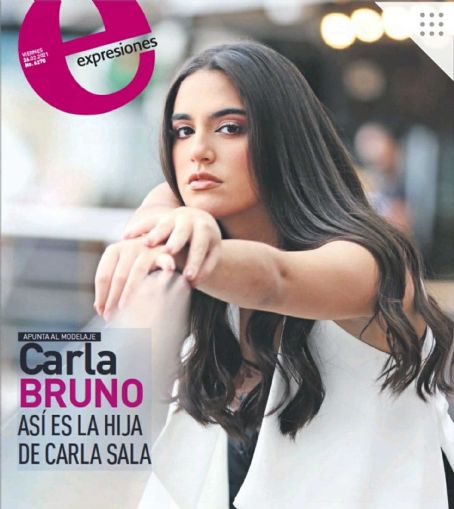 Carla Bruno (model), Expresiones Magazine 26 February 2021 Cover Photo ...