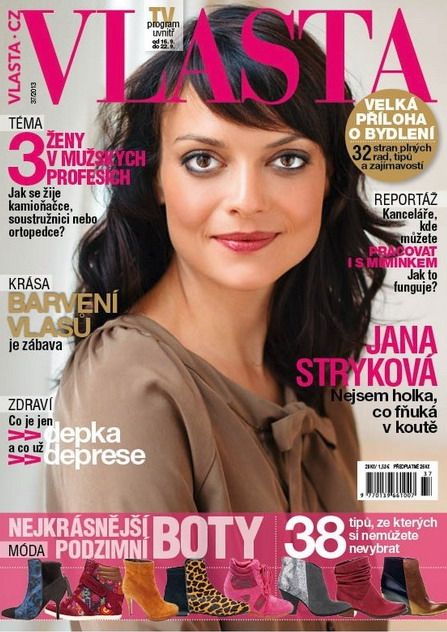 Jana Stryková - Vlasta Magazine Cover [Czech Republic] (March 2013)