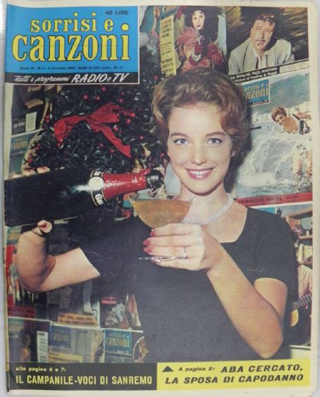 Aba Cercato Tv Sorrisi E Canzoni Magazine 03 January 1960 Cover Photo