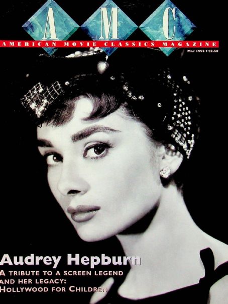 Audrey Hepburn, American Movie Classics Magazine May 1995 Cover Photo ...