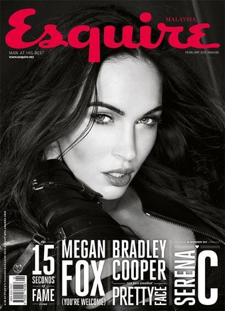 Megan Fox, Esquire Magazine February 2013 Cover Photo - Malaysia