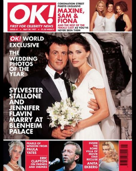 Sylvester Stallone - OK! Magazine Cover [United Kingdom] (30 May 1997)