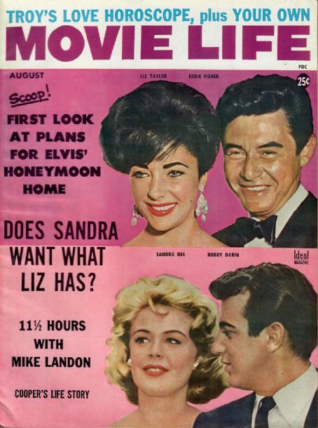 Sandra Dee, Movie Life Magazine August 1961 Cover Photo - United States