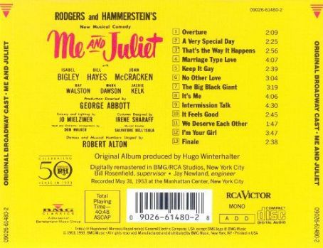 Me and Juliet – Original Cast Recording 1953 - The Official