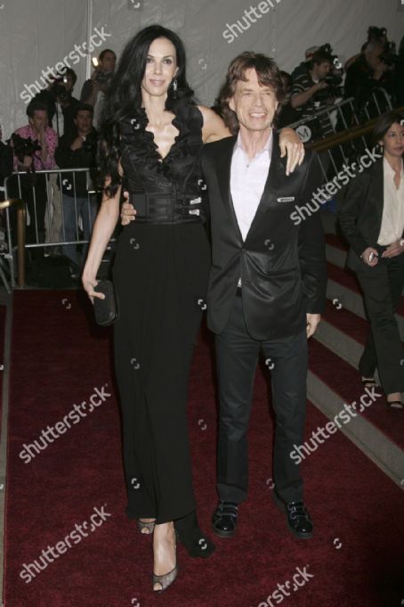 Mick Jagger and his partner L'Wren Scott attend the Metropolitan Museum of Art Costume Institute Benefit Gala 