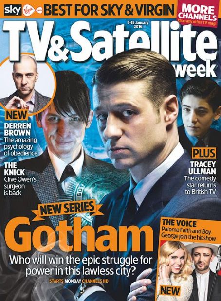 Gotham - TV & Satellite Week Magazine Cover [United Kingdom] (9 January 2016)