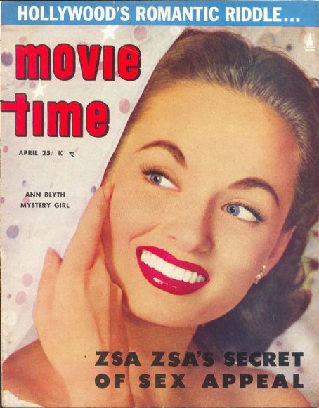 Ann Blyth, Movie Time Magazine April 1953 Cover Photo - United States