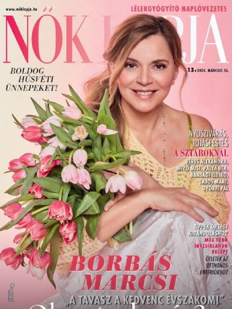 Mária Borbás, Nõk Lapja Magazine 26 March 2024 Cover Photo - Hungary