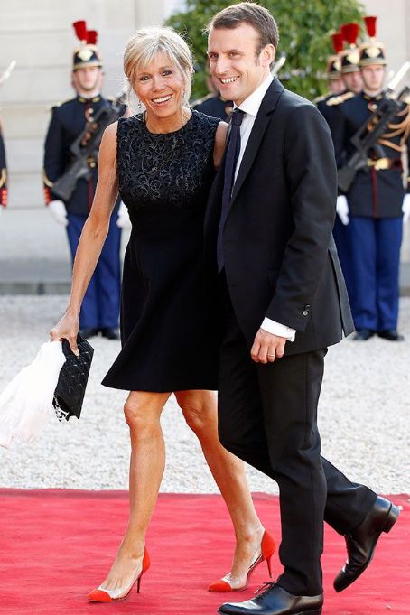 Brigitte Macron and Emmanuel Macron