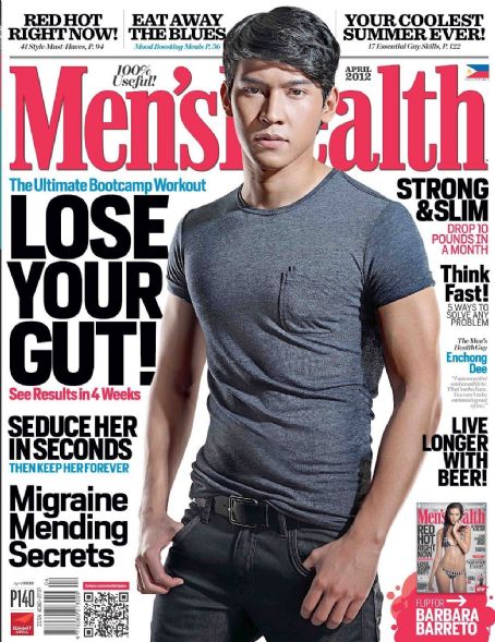 Enchong Dee - Men's Health Magazine Cover [Philippines] (April 2012)