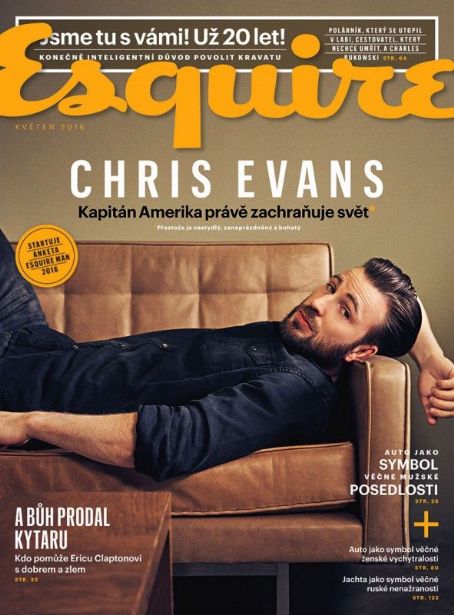 Chris Evans - Esquire Magazine Cover [Czech Republic] (May 2016)