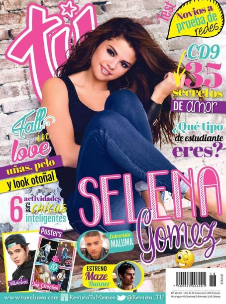 Selena Gomez, Tu Magazine September 2015 Cover Photo - Mexico