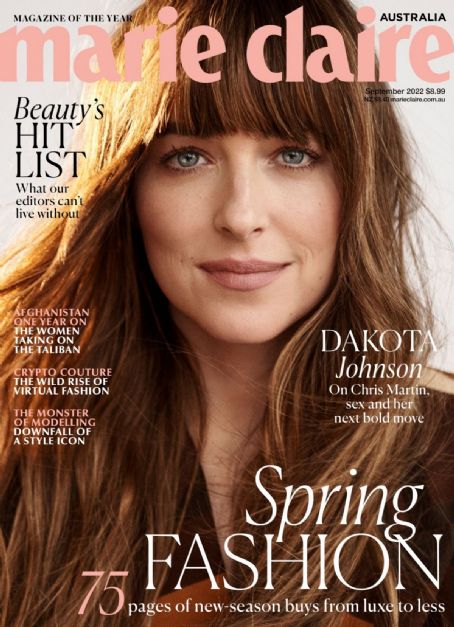 Dakota Johnson Marie Claire Magazine September 2022 Cover Photo Australia 