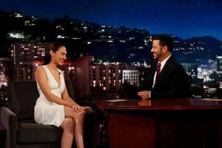 Gal Gadot at 'Jimmy Kimmel Live!' (October 2016)