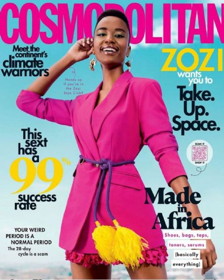 Zozibini Tunzi, Cosmopolitan Magazine May 2020 Cover Photo - South Africa