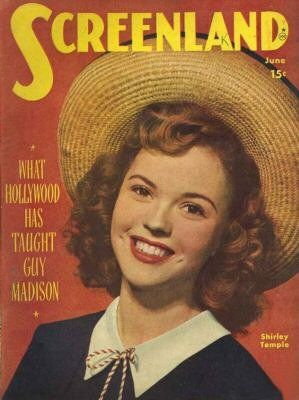 Shirley Temple, Screenland Magazine June 1947 Cover Photo - United States