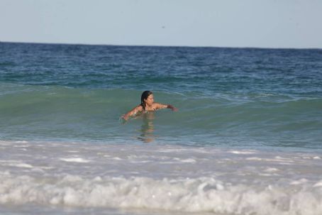 Michelle Rodriguez – In a bikini in Tulum