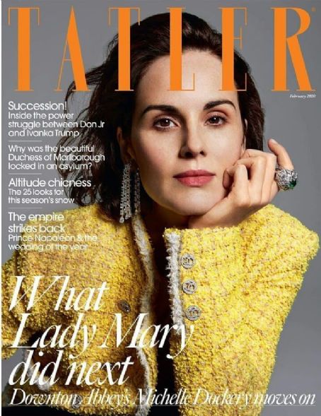 Michelle Dockery, Tatler Magazine February 2020 Cover Photo - United