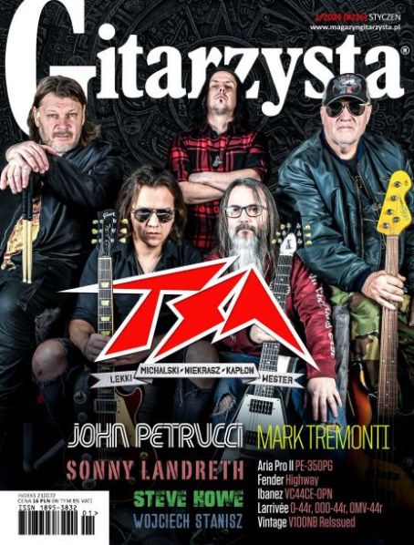 TSA (band), Pawel Maciwoda, Gitarzysta Magazine January 2024 Cover ...