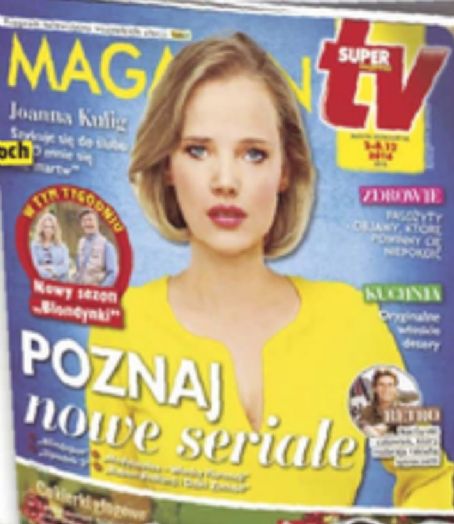 Joanna Kulig - Super Express Tv Magazine Cover [Poland] (2 December 2016)