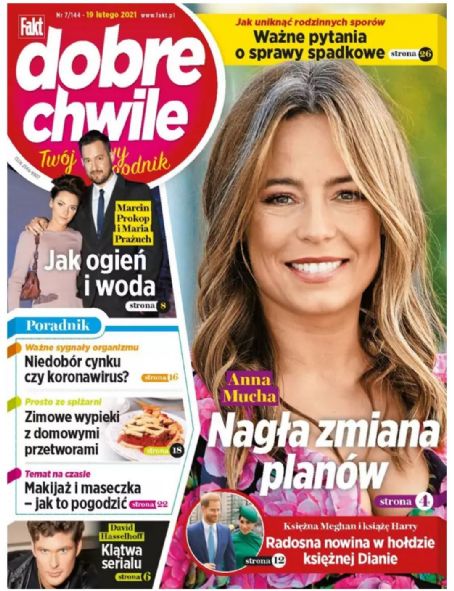 Anna Mucha Dobre Chwile Magazine 19 February 2021 Cover Photo Poland 4383