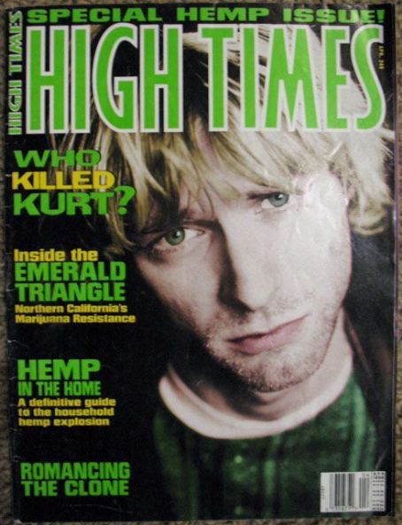 Kurt Cobain, High Times Magazine April 1996 Cover Photo - United States