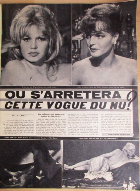 Brigitte Bardot - Cine Tele Revue Magazine Pictorial [France] (5
